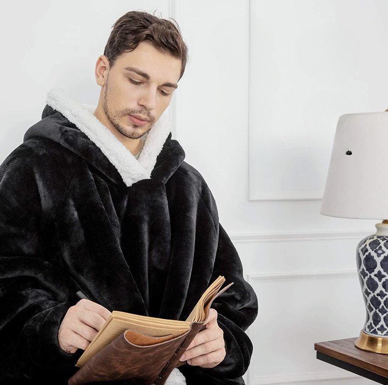 Sudadera gigante de manta ultra cómoda para una relajación total