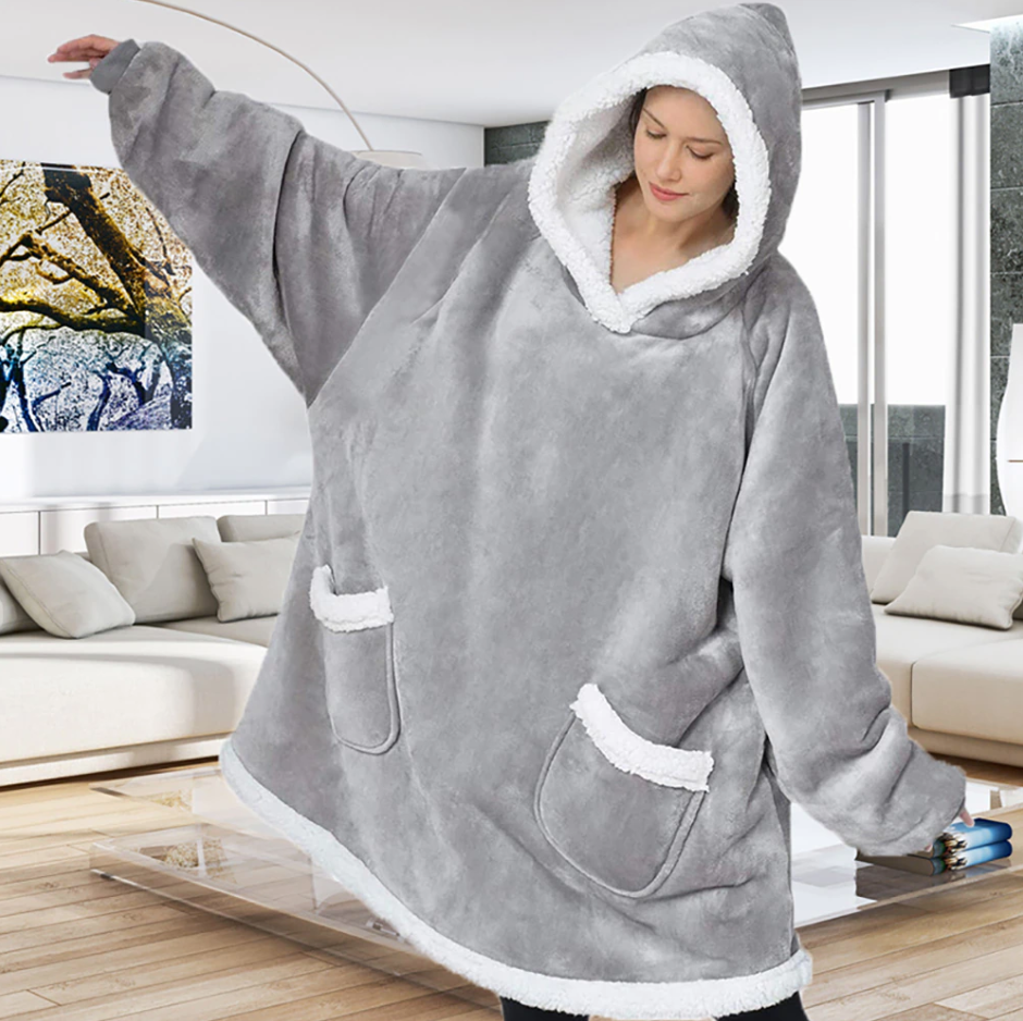 Sudadera gigante de manta ultra cómoda para una relajación total